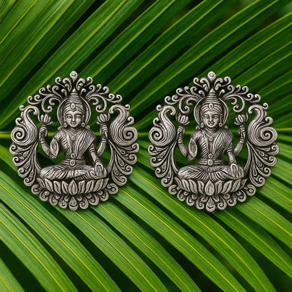 Lakshmi Design German Silver Earrings for Women