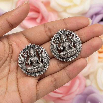 Lakshmi Design German Silver Earrings for Women