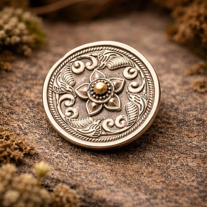 Floral Mandala Design Statement Ring for Women
